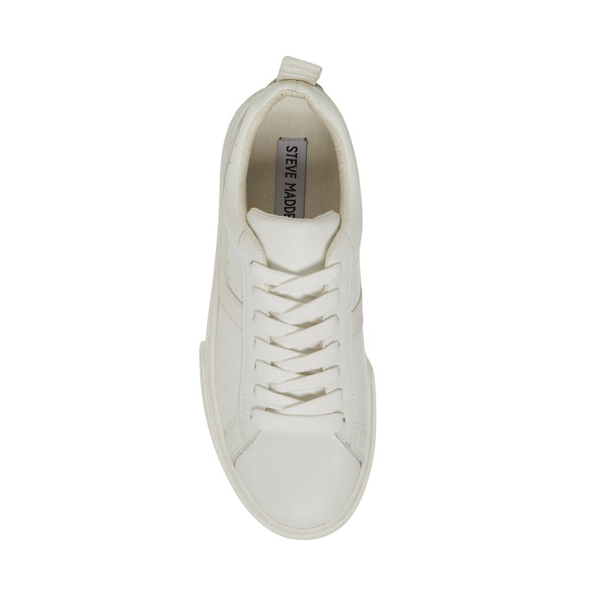 Zapatos Plataforma Steve Madden Rorri Cuero Mujer Blancas | ES JH0826